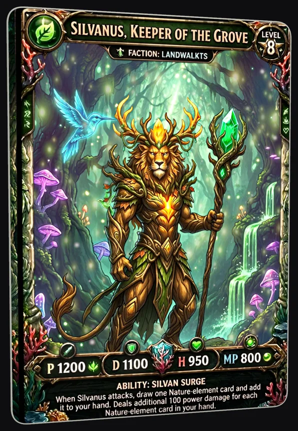 Lion Chief card