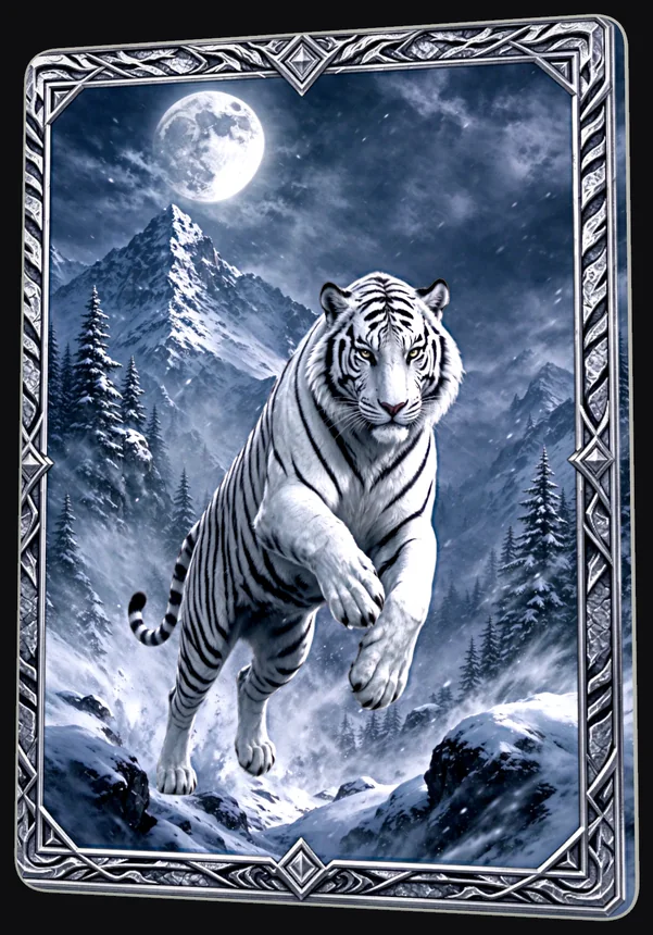 White Tiger card
